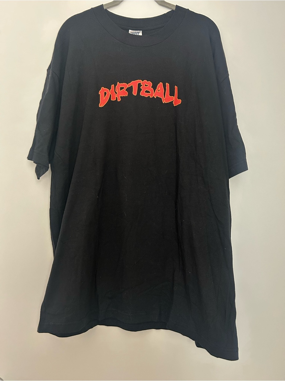Dirtball Graphic Tee - Black with Red Logo
